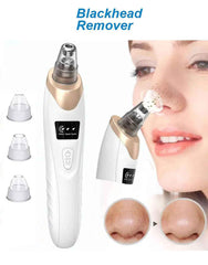 USB Rechargeable Blackhead Remover & Derma Suction Facial Cleansing Device
